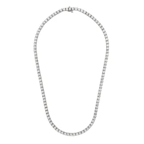 14K Gold Classic Lab-Grown Diamond Tennis Necklace