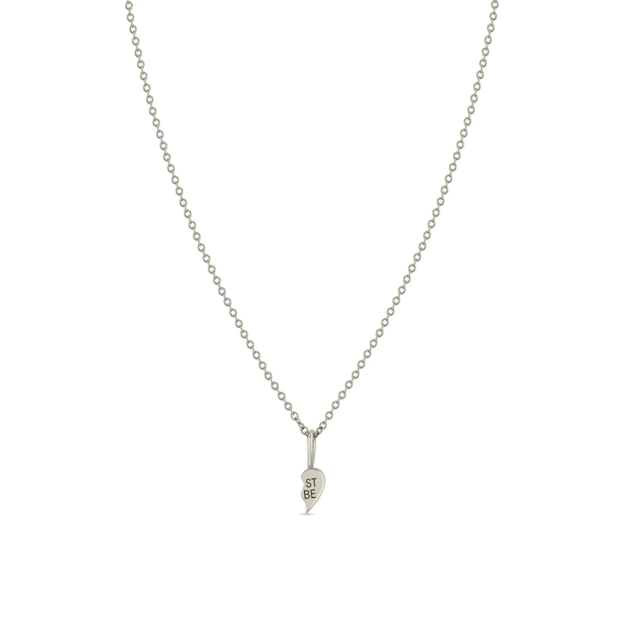14k Itty Bitty BEST BABE Necklace Set