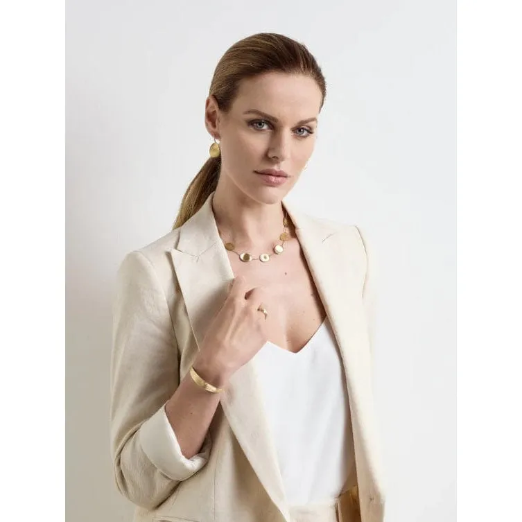 18K Lunaria Bangle - SB115 Y 02