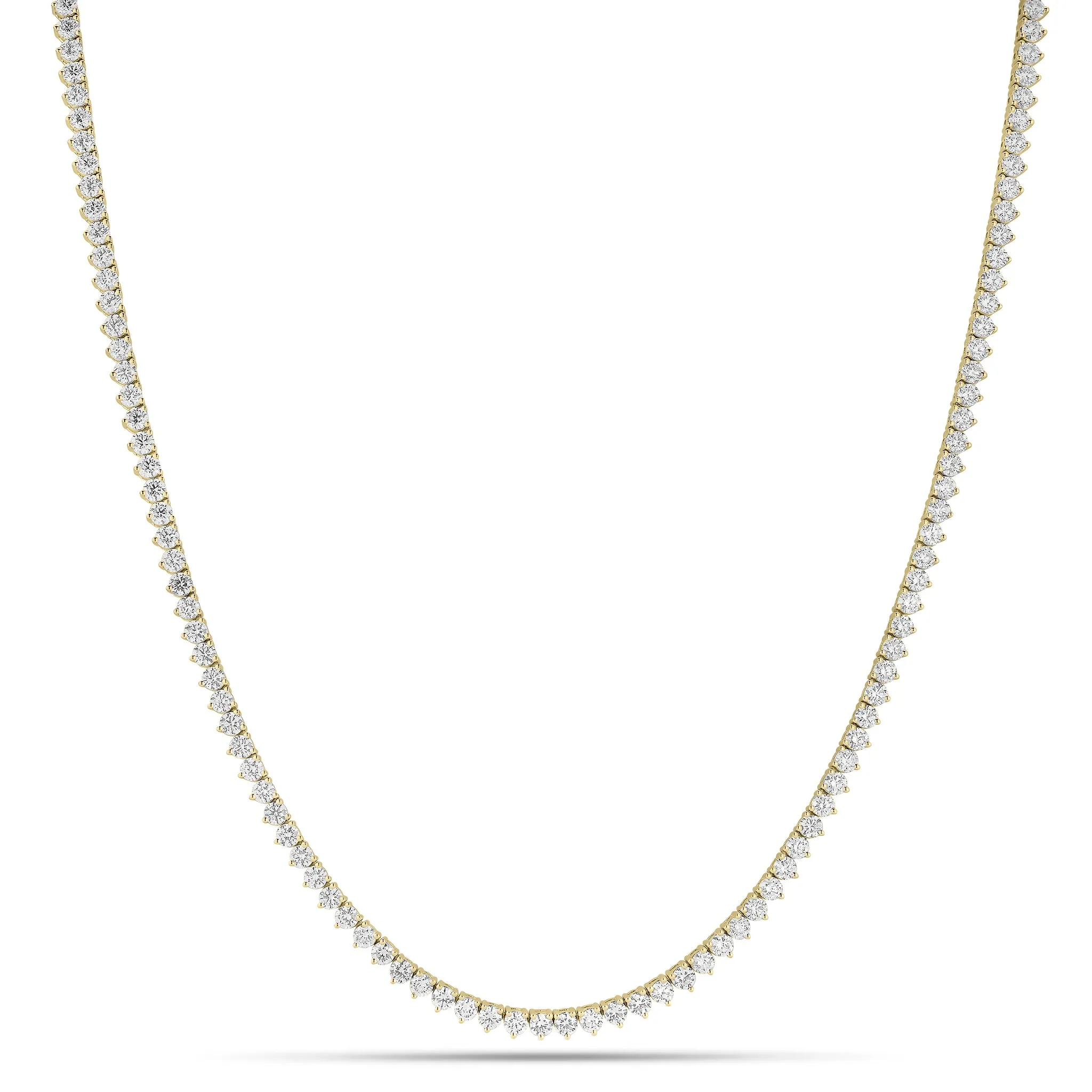 19.94 ct Diamond Long Tennis Necklace