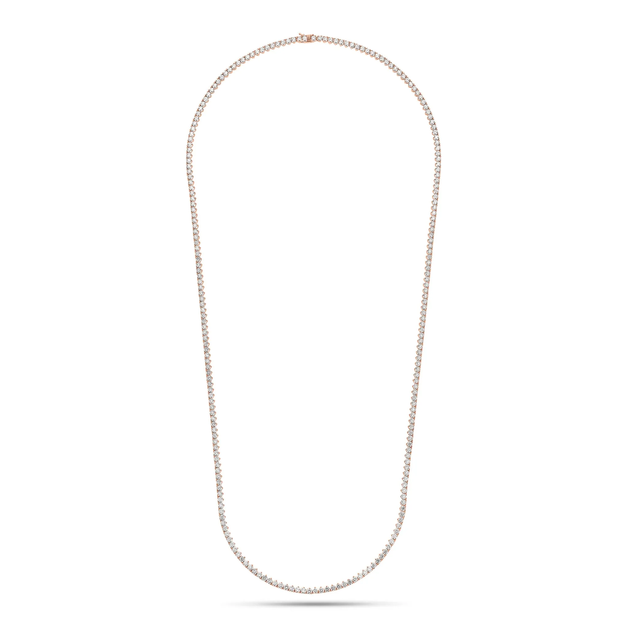 19.94 ct Diamond Long Tennis Necklace