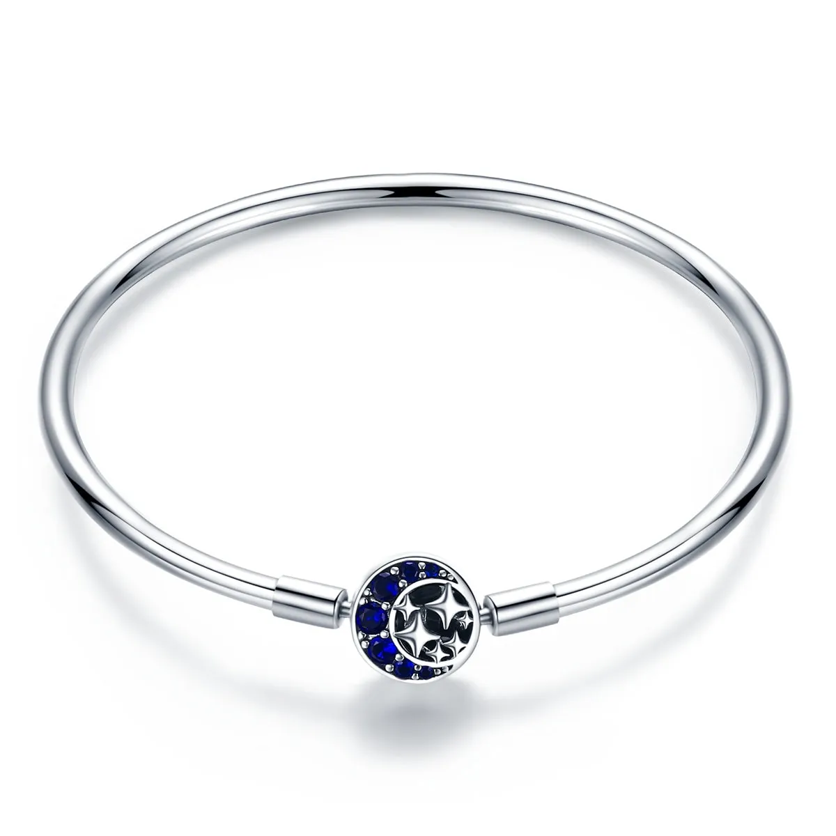 925 Silver Star Night Sky Charm Bracelet