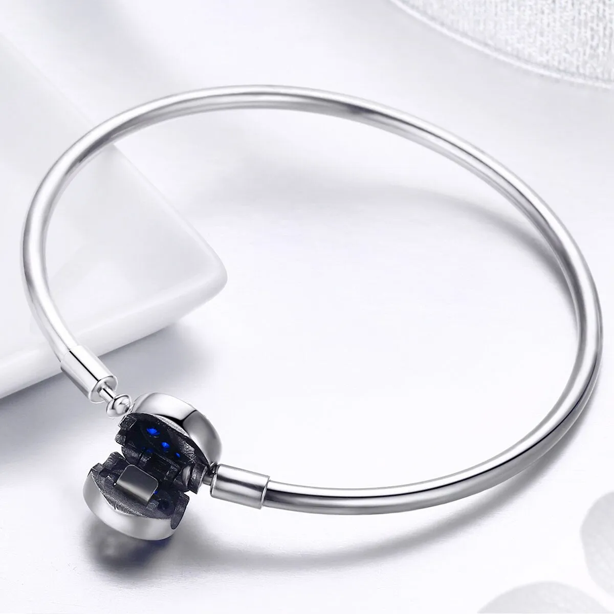 925 Silver Star Night Sky Charm Bracelet