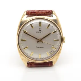 A Zenith 9ct Gold Automatic Date Watch, 1977