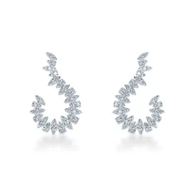 Aerial Twisted Sunburst Earrings