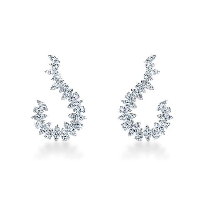 Aerial Twisted Sunburst Earrings