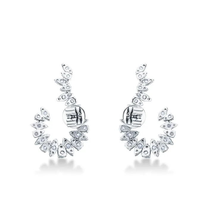 Aerial Twisted Sunburst Earrings