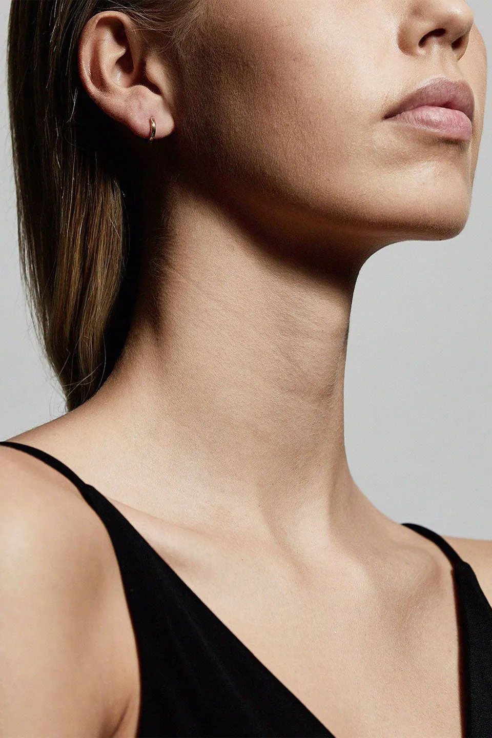 Arnelle Tiny Gold Plated Hoop Huggy Earrings