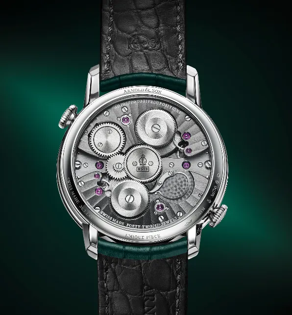 Arnold & Son Watch Double Tourbillon White Gold Malachite Limited Edition