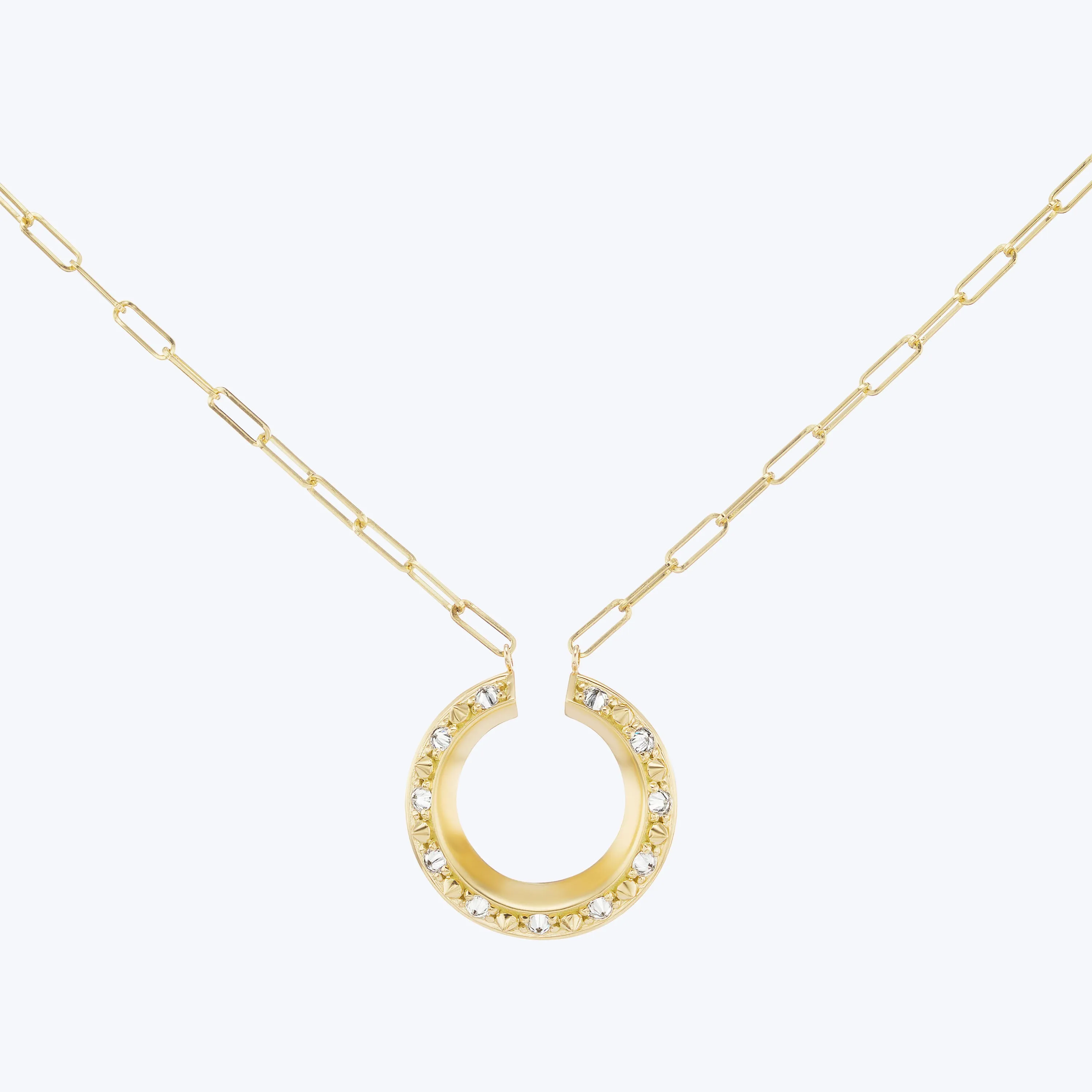 Attitude Twist Diamond Necklace