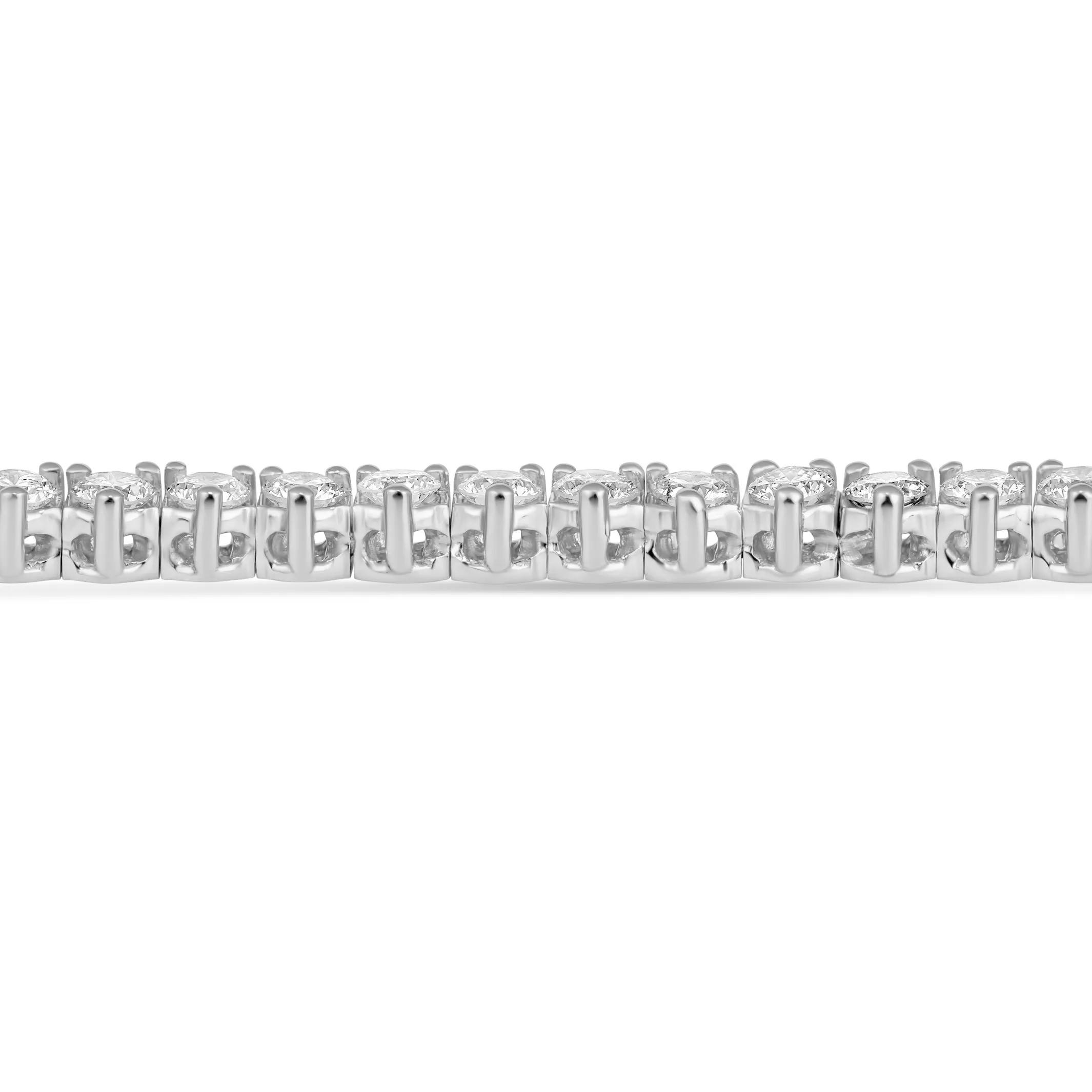 Aura Tennis Necklace 5.37ct - 5.57ct | Yellow Gold