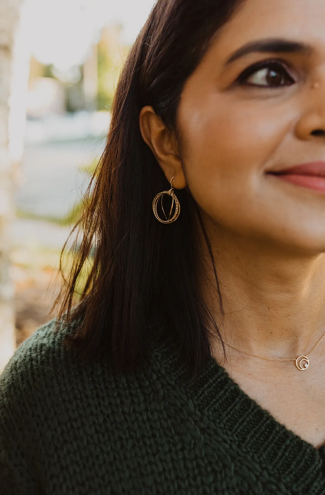 Ayla, Diamond Necklace 14k Gold