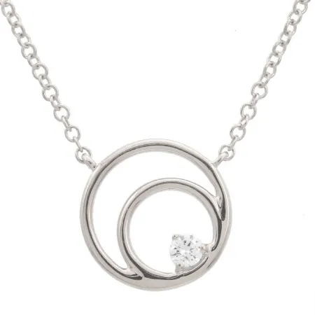 Ayla, Diamond Necklace 14k Gold