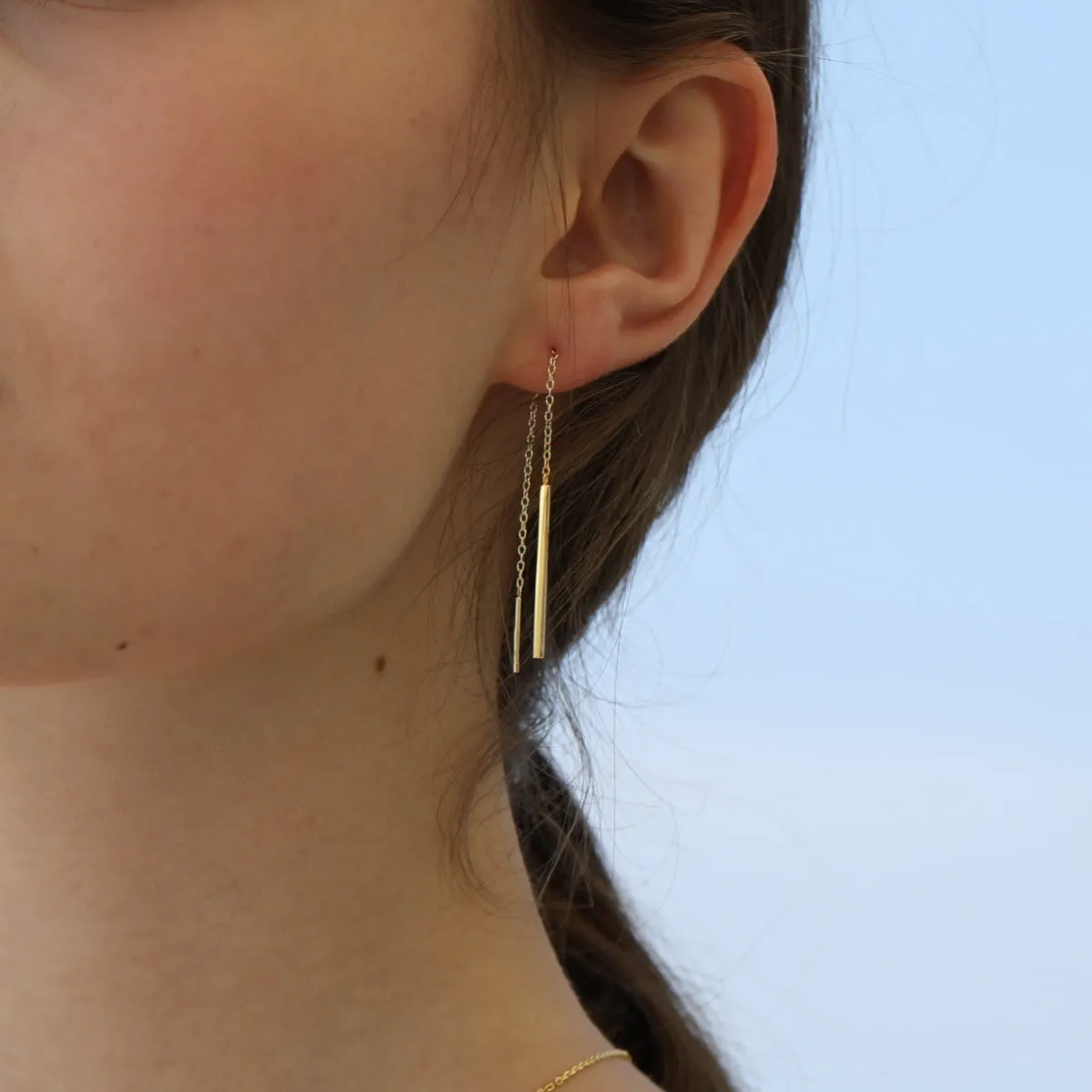Bar Threader Earrings