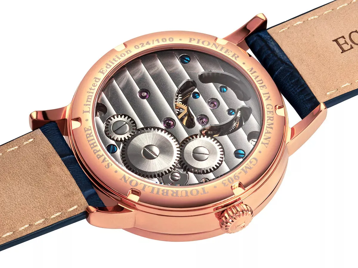 Basel Tourbillon Pionier - GM-903-5 | Rose | Handmade German Watch