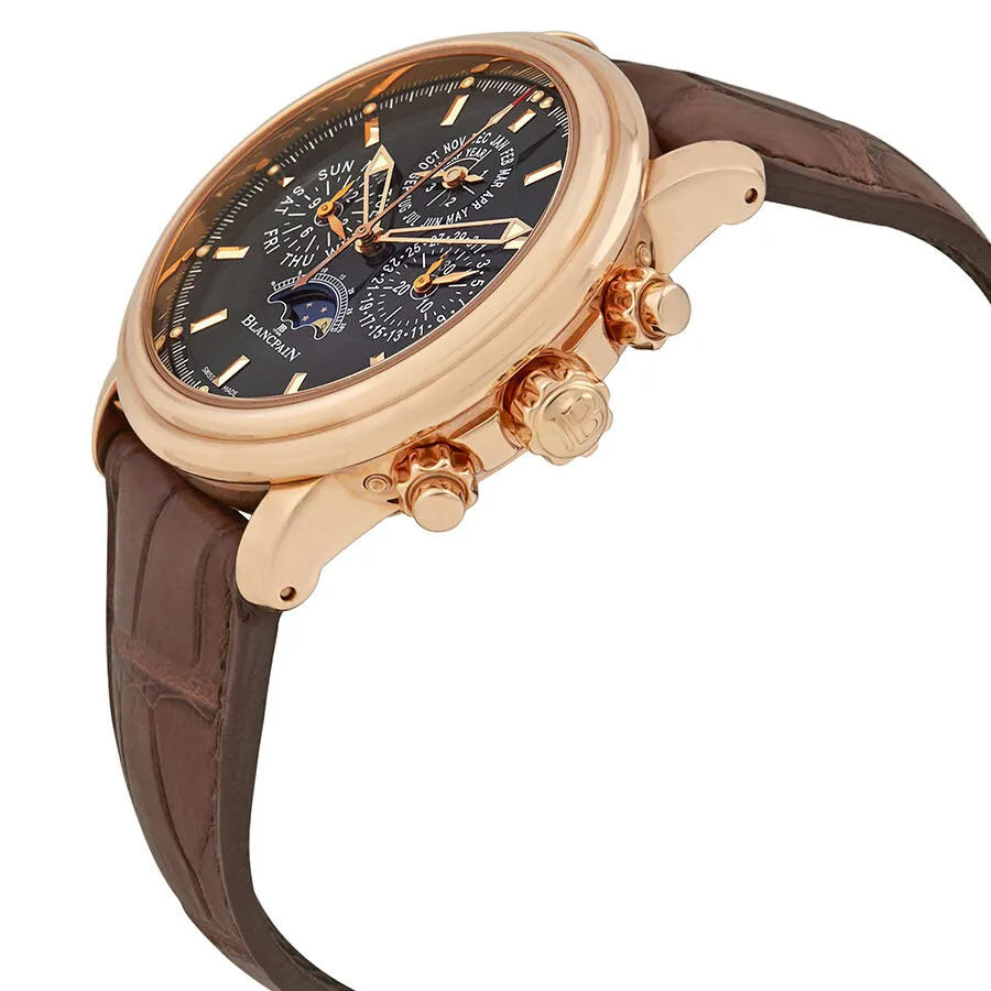 Blancpain Leman Perpetual 18kt Rose Gold Flyback Chrono Automatic Men's Watch 2685F-3630-53B