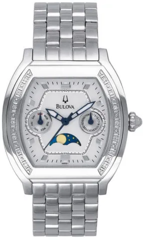 Bulova Diamond Moonphase Ladies Watch 96R51