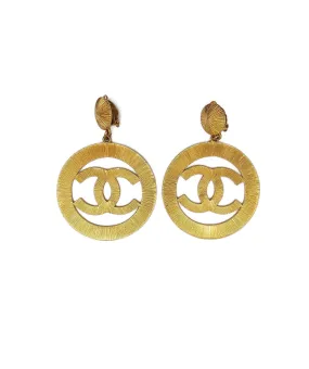 Chanel XL Sunburst Clip On Earrings RJC1477