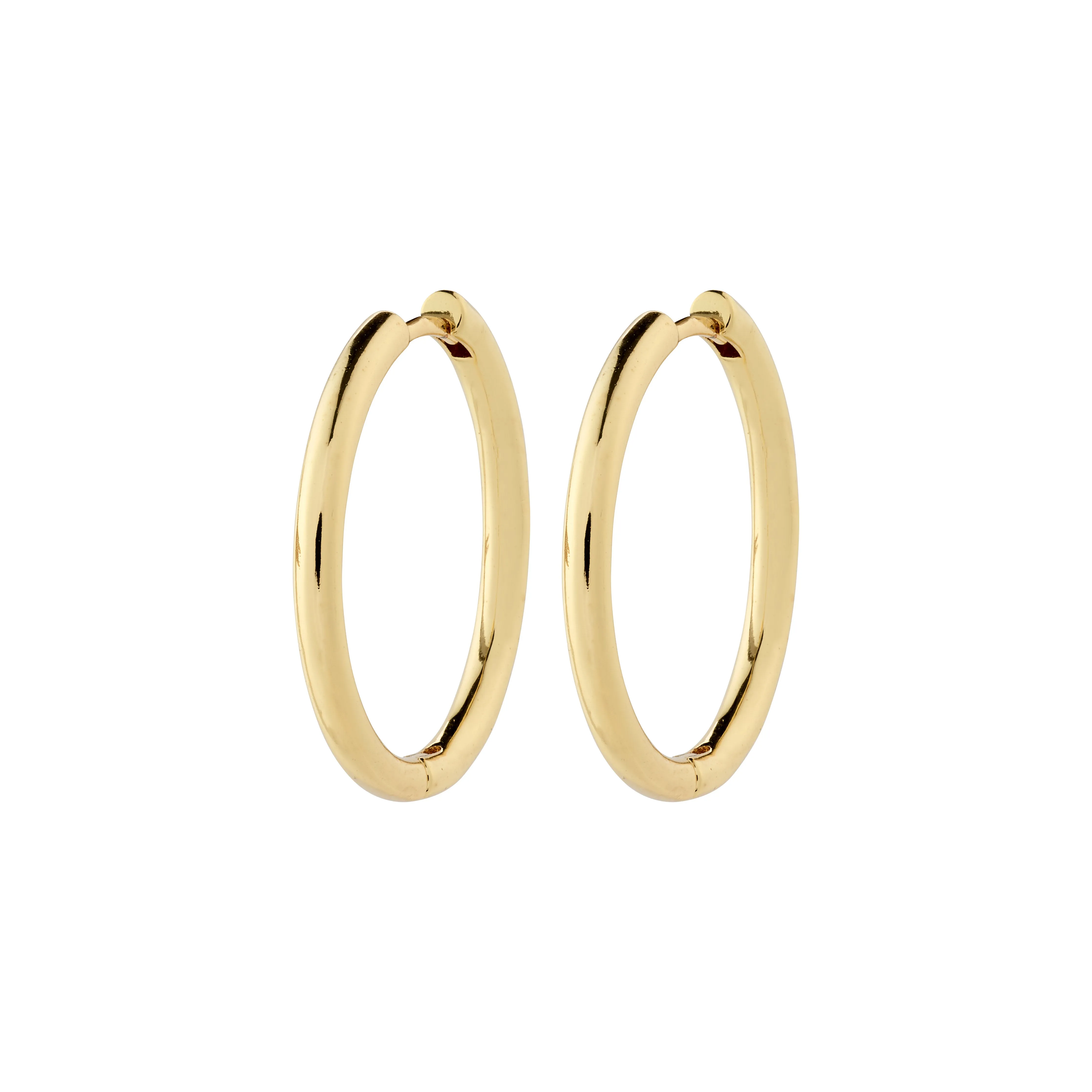CHARM large hoop earrings gold-plated