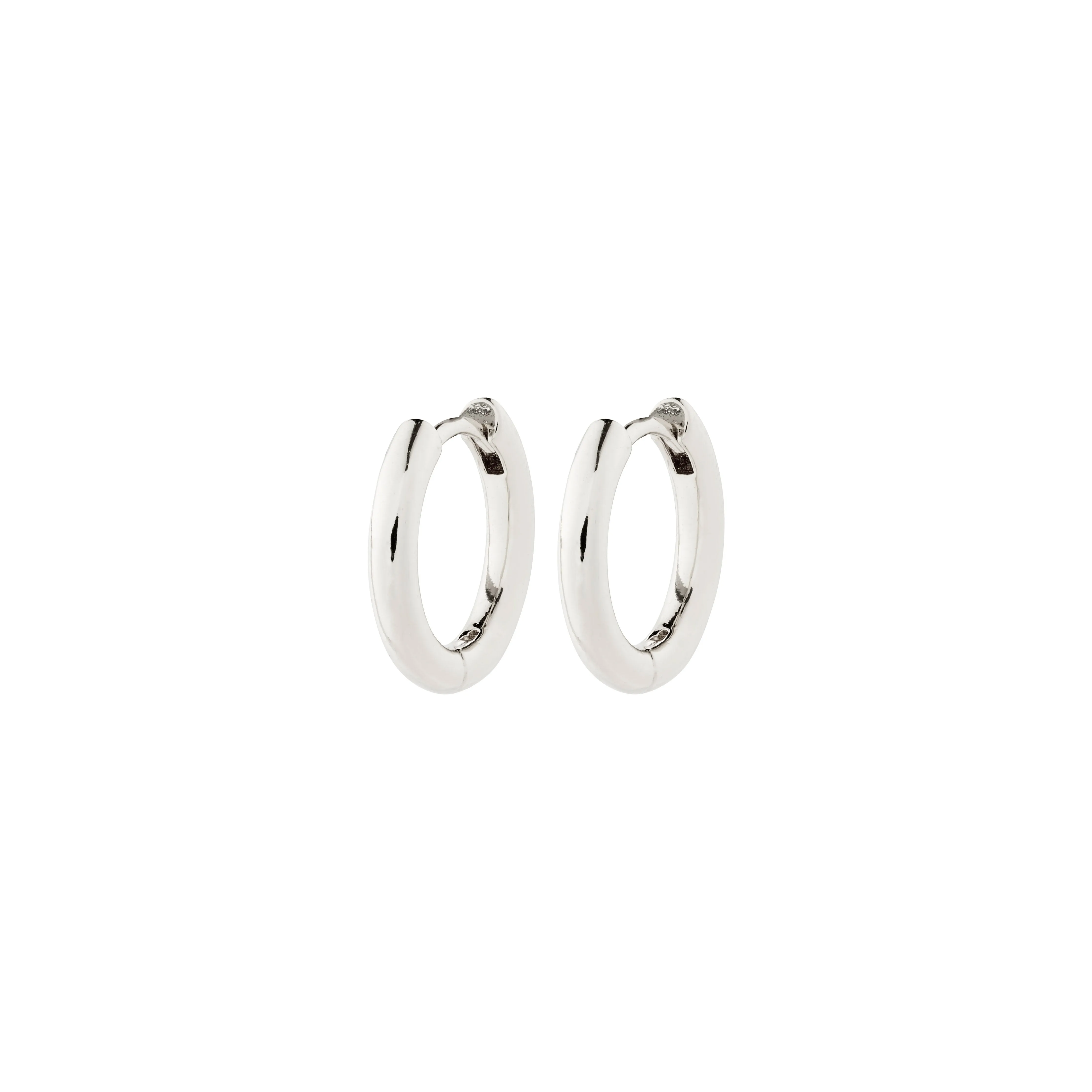 CHARM small hoop earrings silver-plated