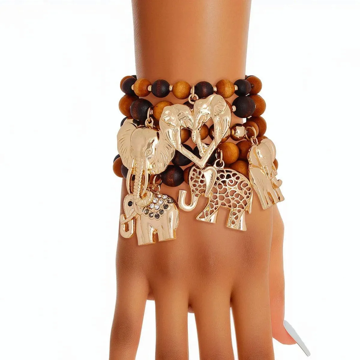 Charm up your style with Wooden Beaded Bracelets for Women - Shop Now