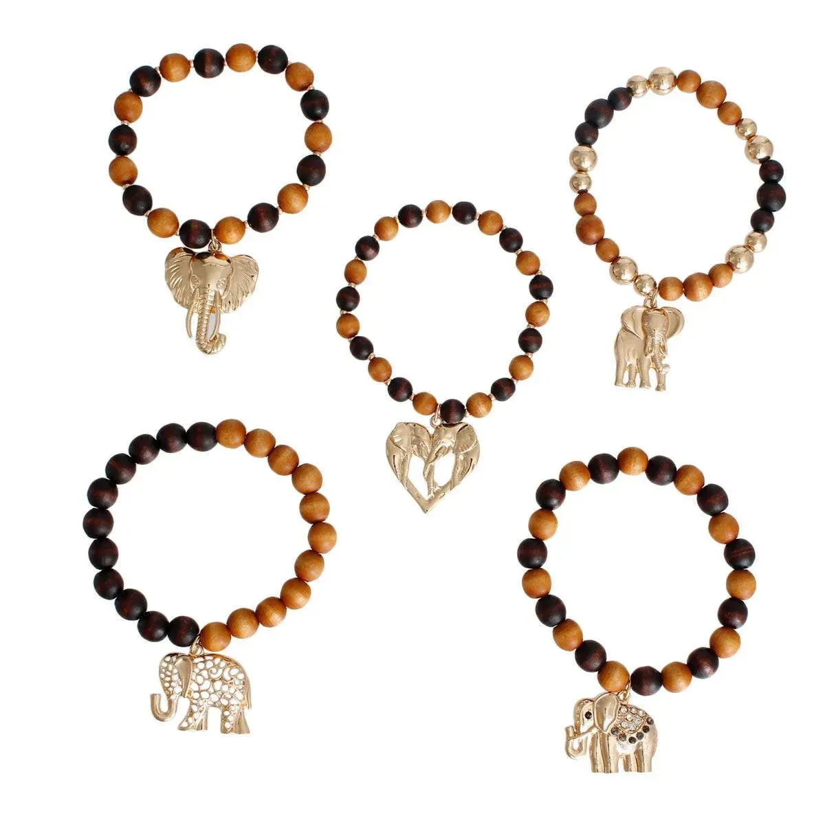 Charm up your style with Wooden Beaded Bracelets for Women - Shop Now