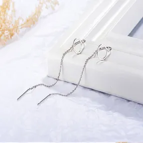 Circle Threader Earrings for Women | Minimalist Jewellery