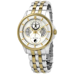 Citizen Calendrier Multi-Function Silver Dial Two-tone Men's Watch BU0056-57A
