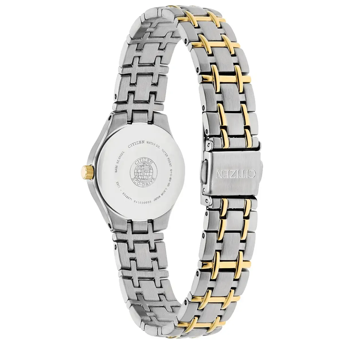 Citizen Eco-Drive Ladies Silhouette Two Tone Watch