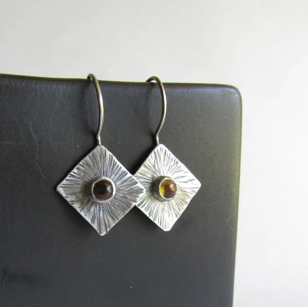 Citrine Sunburst Earrings