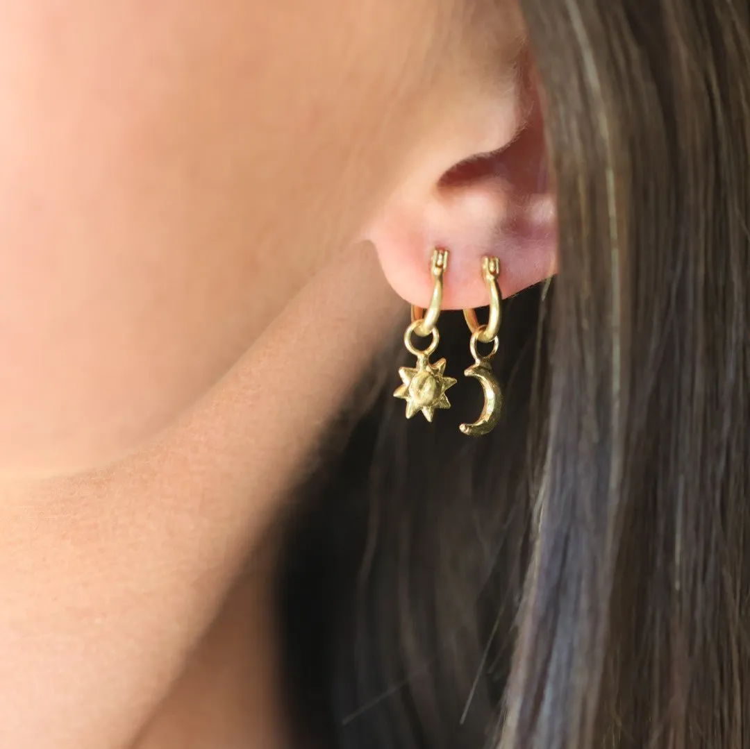 Cosmo Hoops 14K Gold Hoop Earrings