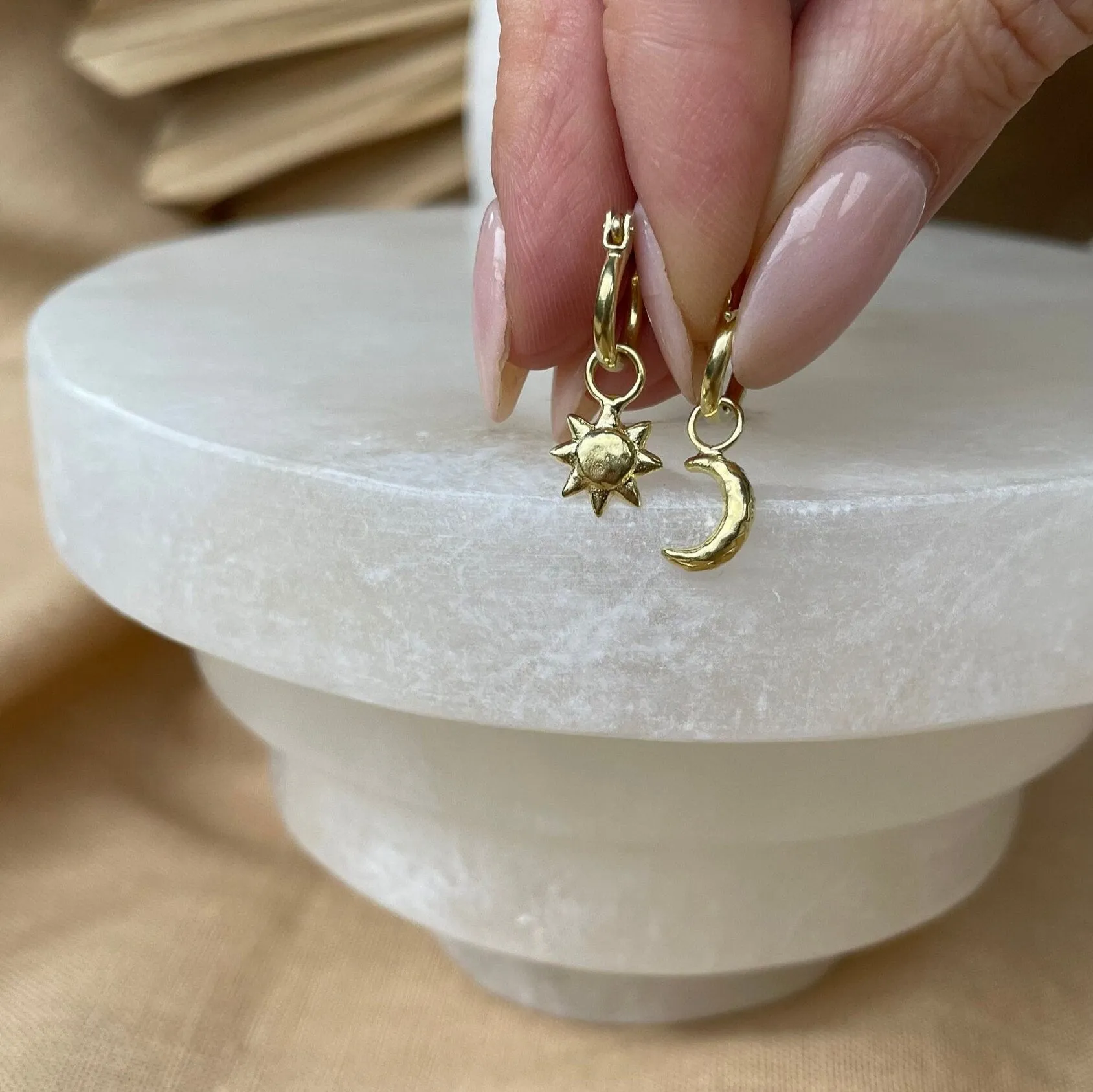 Cosmo Hoops 14K Gold Hoop Earrings