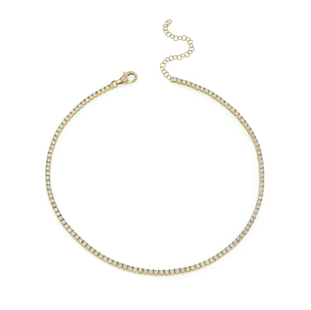 DIAMOND PAVE TENNIS CHOKER