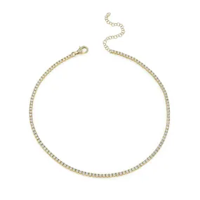 DIAMOND PAVE TENNIS CHOKER