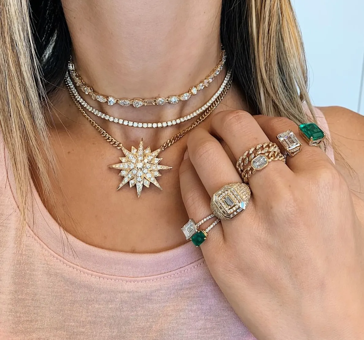 DIAMOND PAVE TENNIS CHOKER