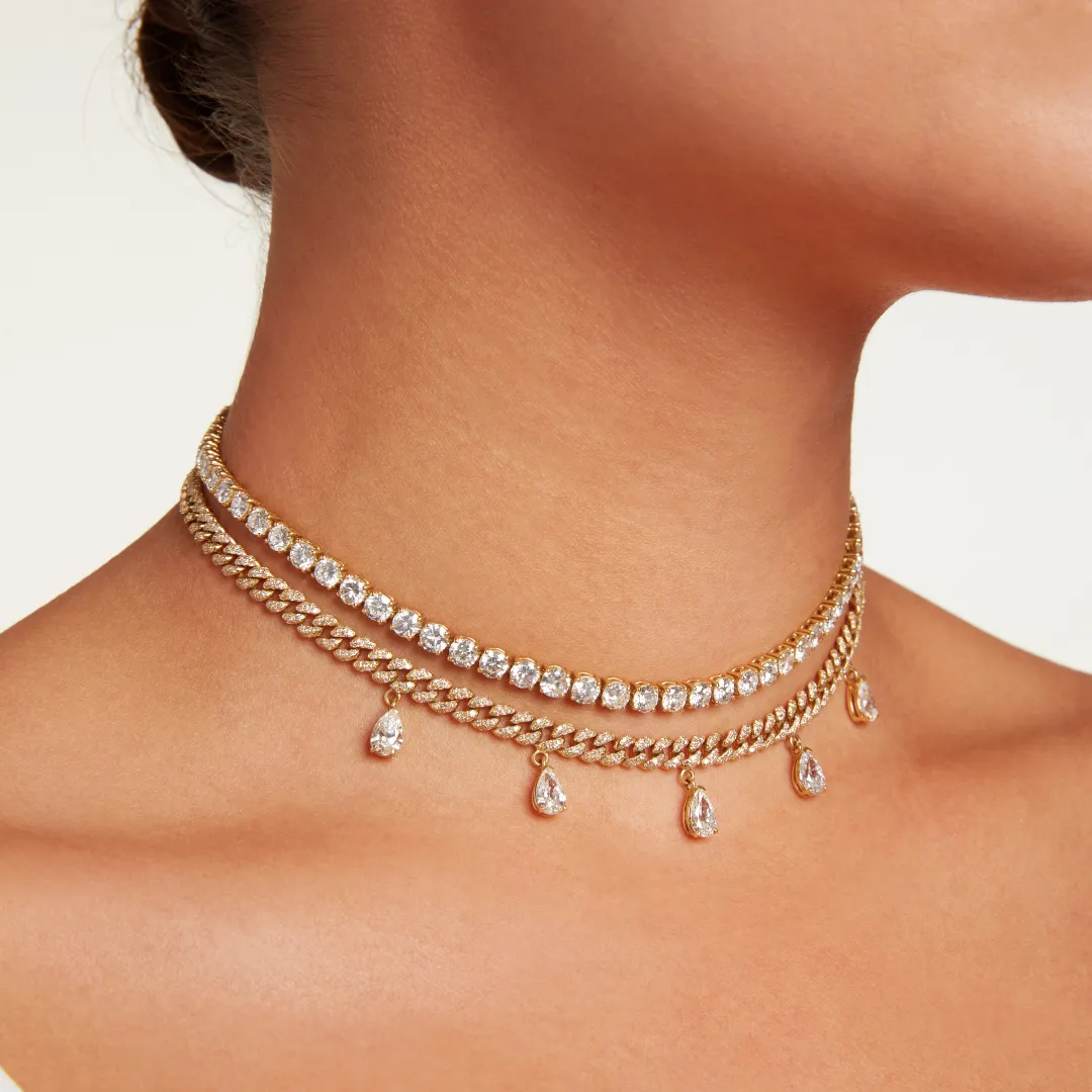 DIAMOND TENNIS NECKLACE