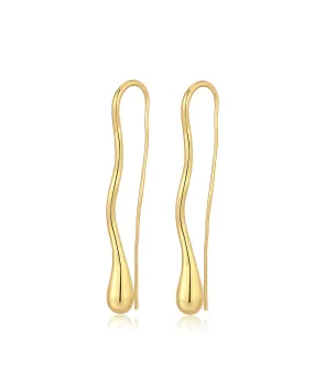 Drip Drop Threader Earrings