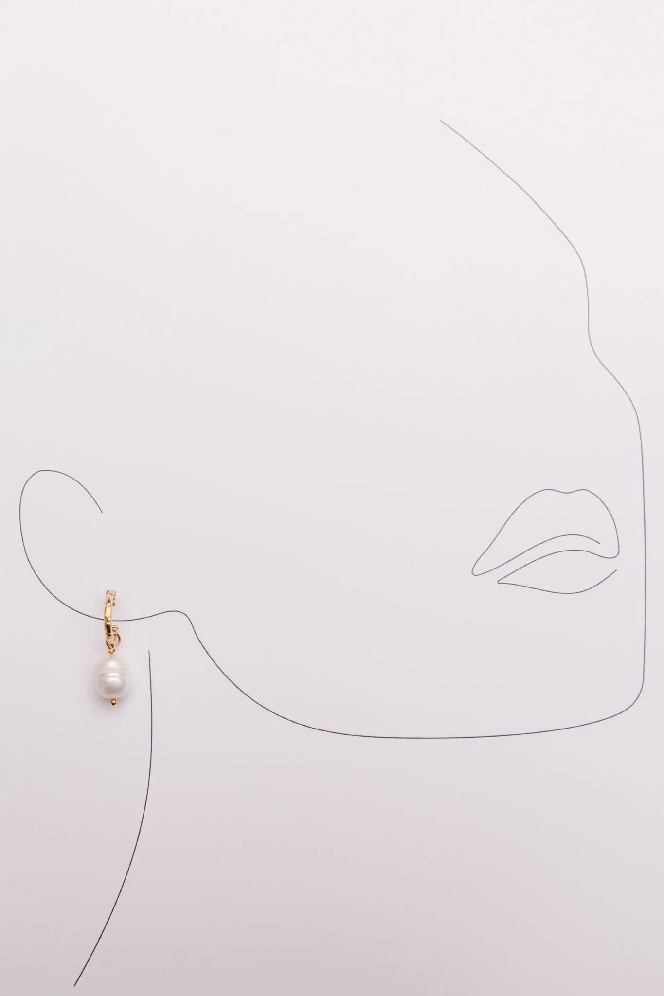Drops Of Pearl Earrings
