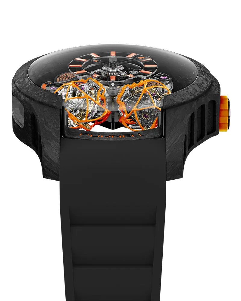 Escape II Forged Carbon Orange