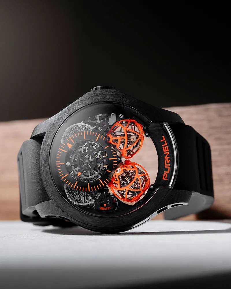 Escape II Forged Carbon Orange