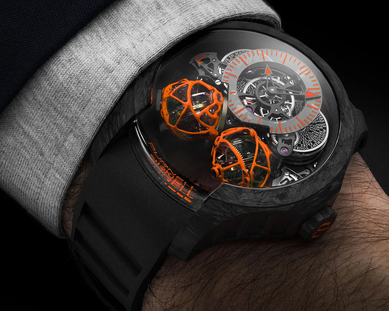 Escape II Forged Carbon Orange