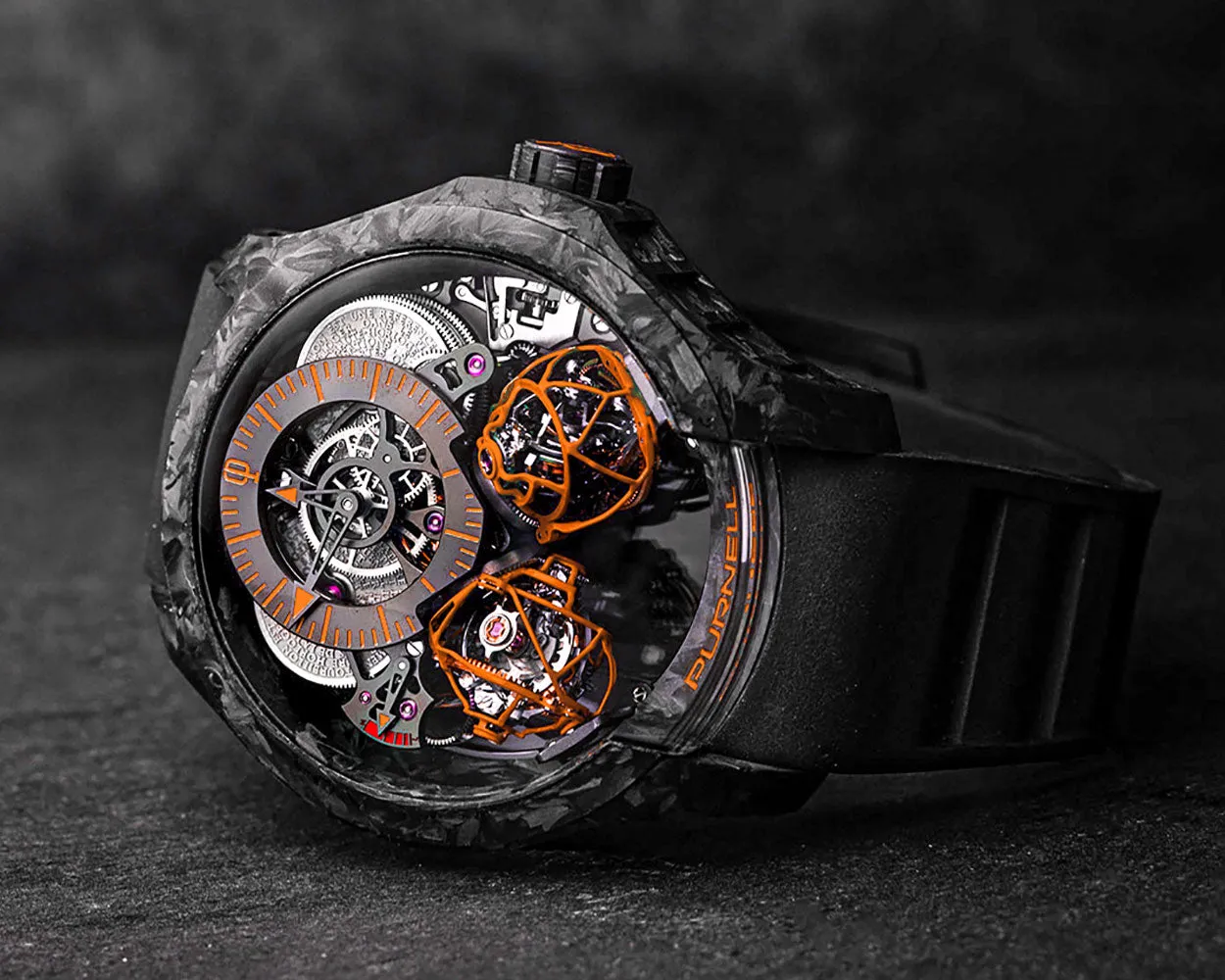 Escape II Forged Carbon Orange