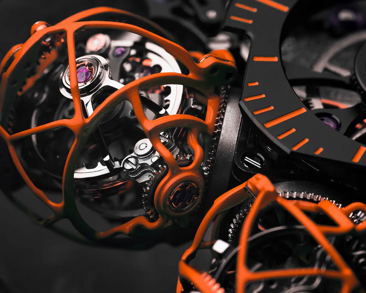 Escape II Forged Carbon Orange