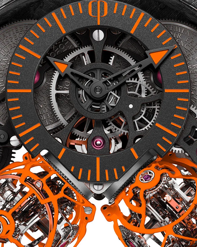 Escape II Forged Carbon Orange