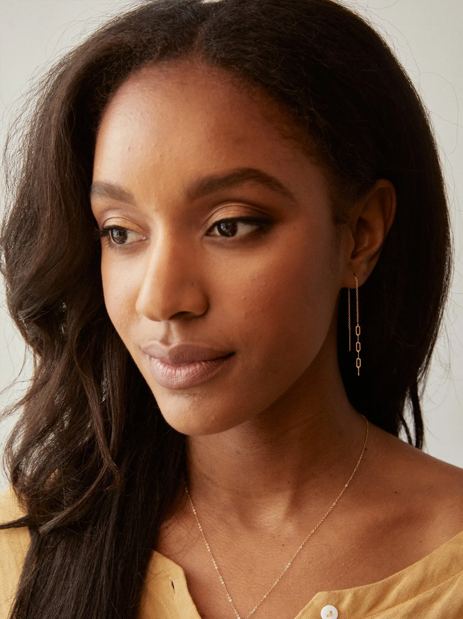 Essential Chain Threader Earrings