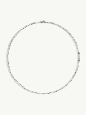 Eternal by Marei Eternity Brilliant-Cut White Diamond Tennis Necklace - 6.00 CTW