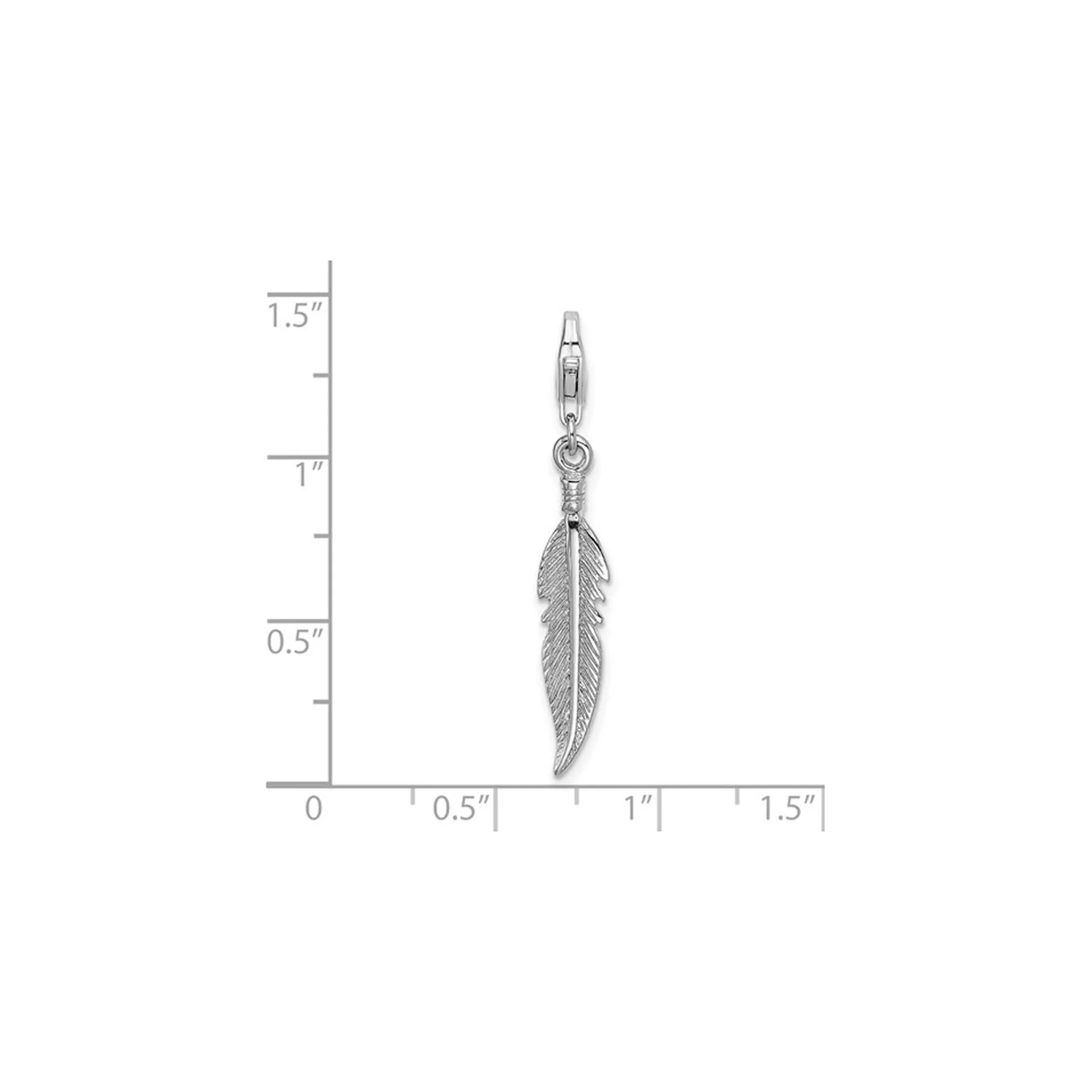Feather Charm (Silver)