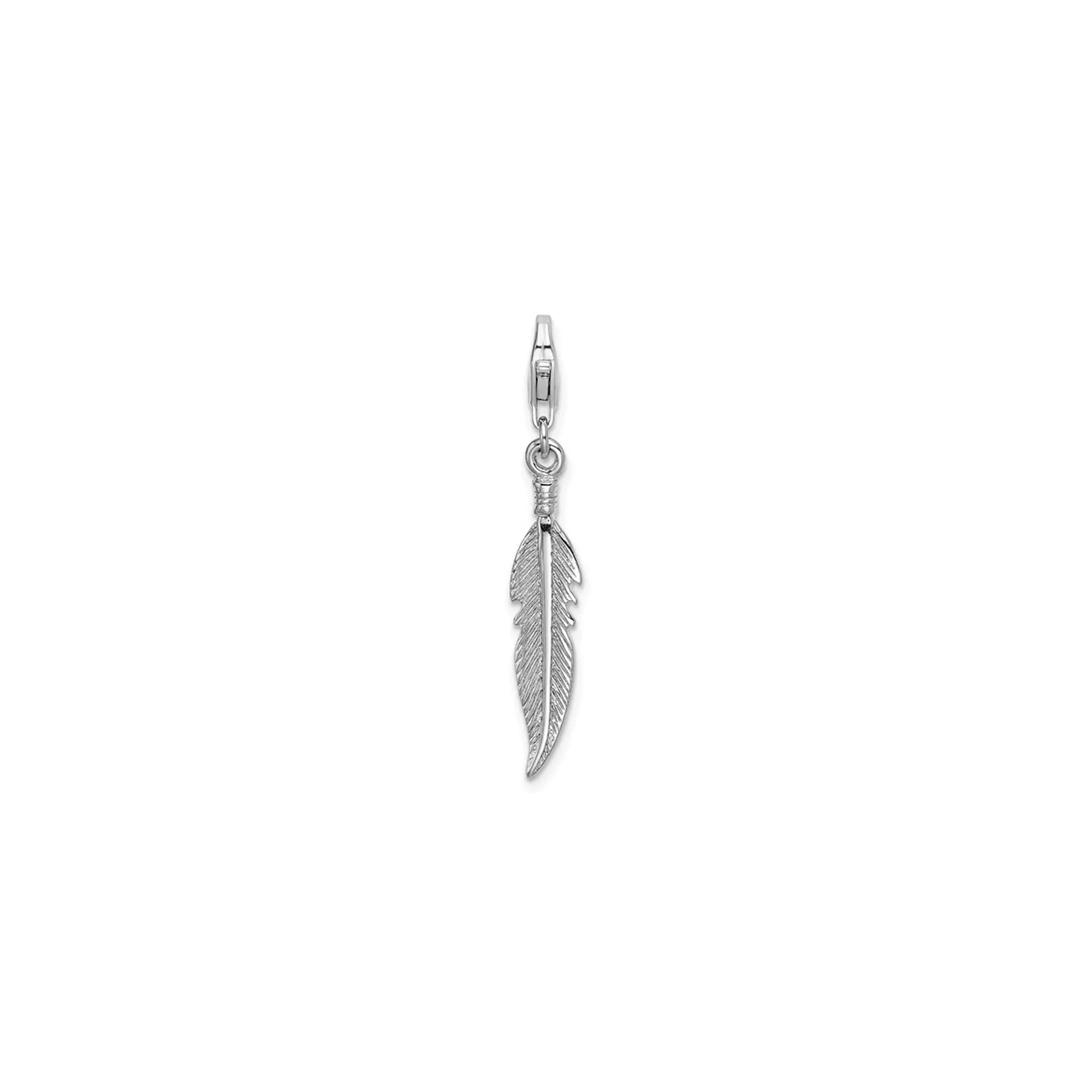 Feather Charm (Silver)