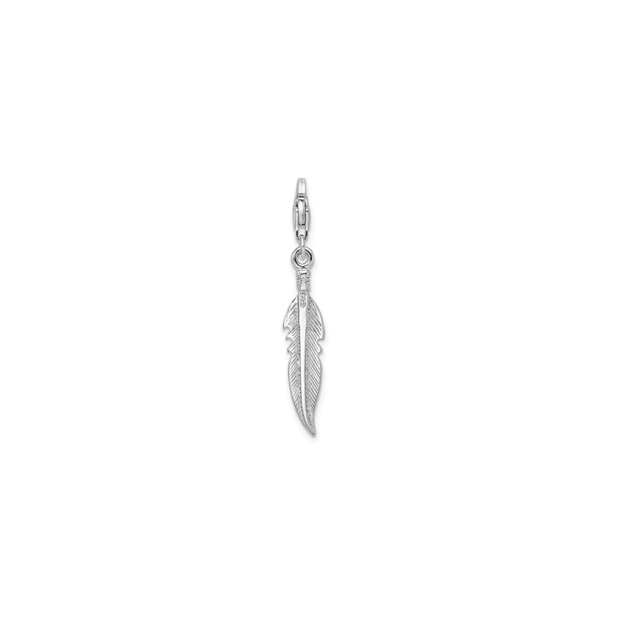 Feather Charm (Silver)