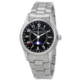 Frederique Constant Black Dial Stainless Steel Men's Watch FC-330B6B6B